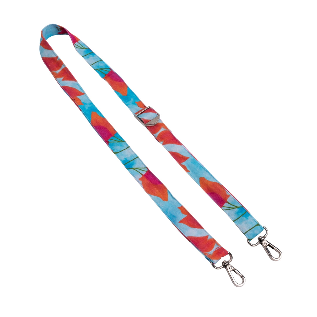 Blue Bugainvillae Strap