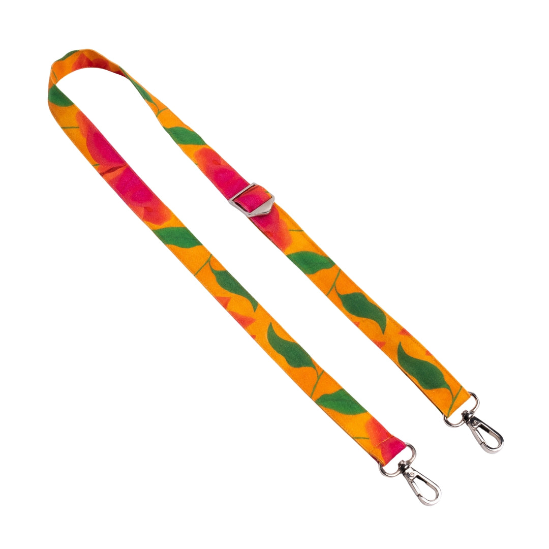 Orange Bugainvillae Strap