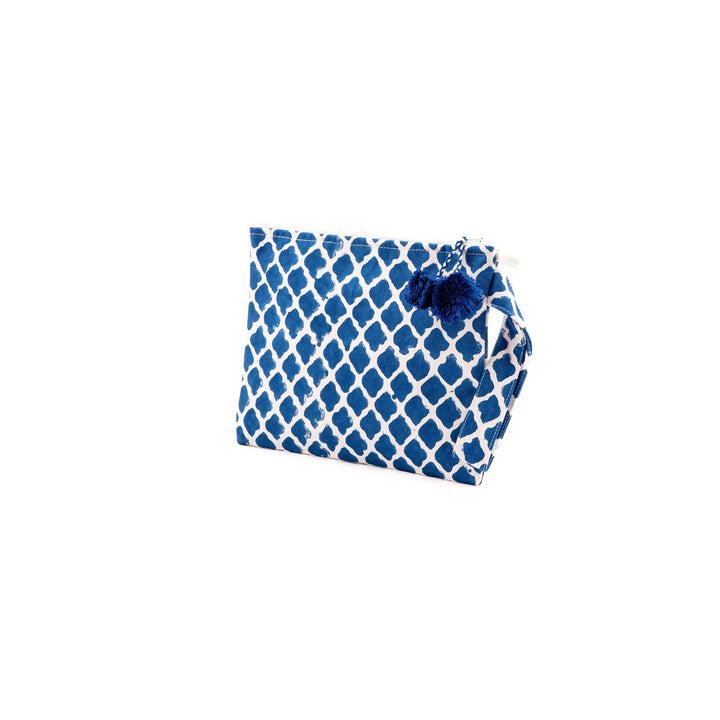 Block Printed Pouch 001 koresjewelry