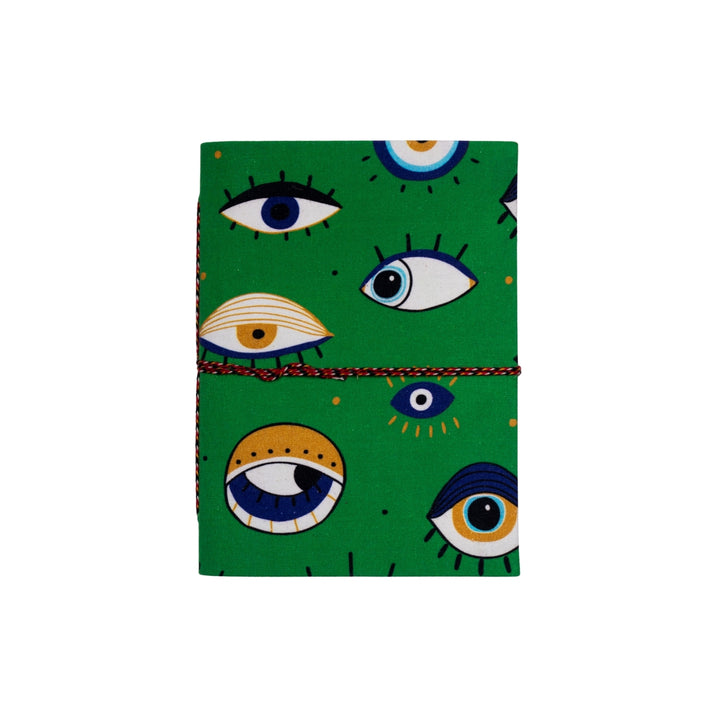 Evil Eye Green Notebook