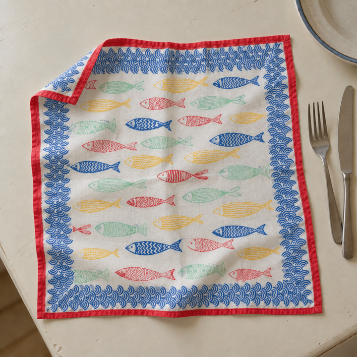Color Fish Napkin