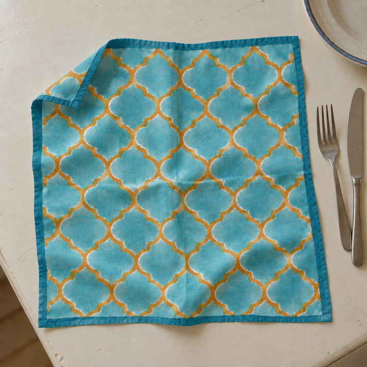 Blue & Gold Napkin