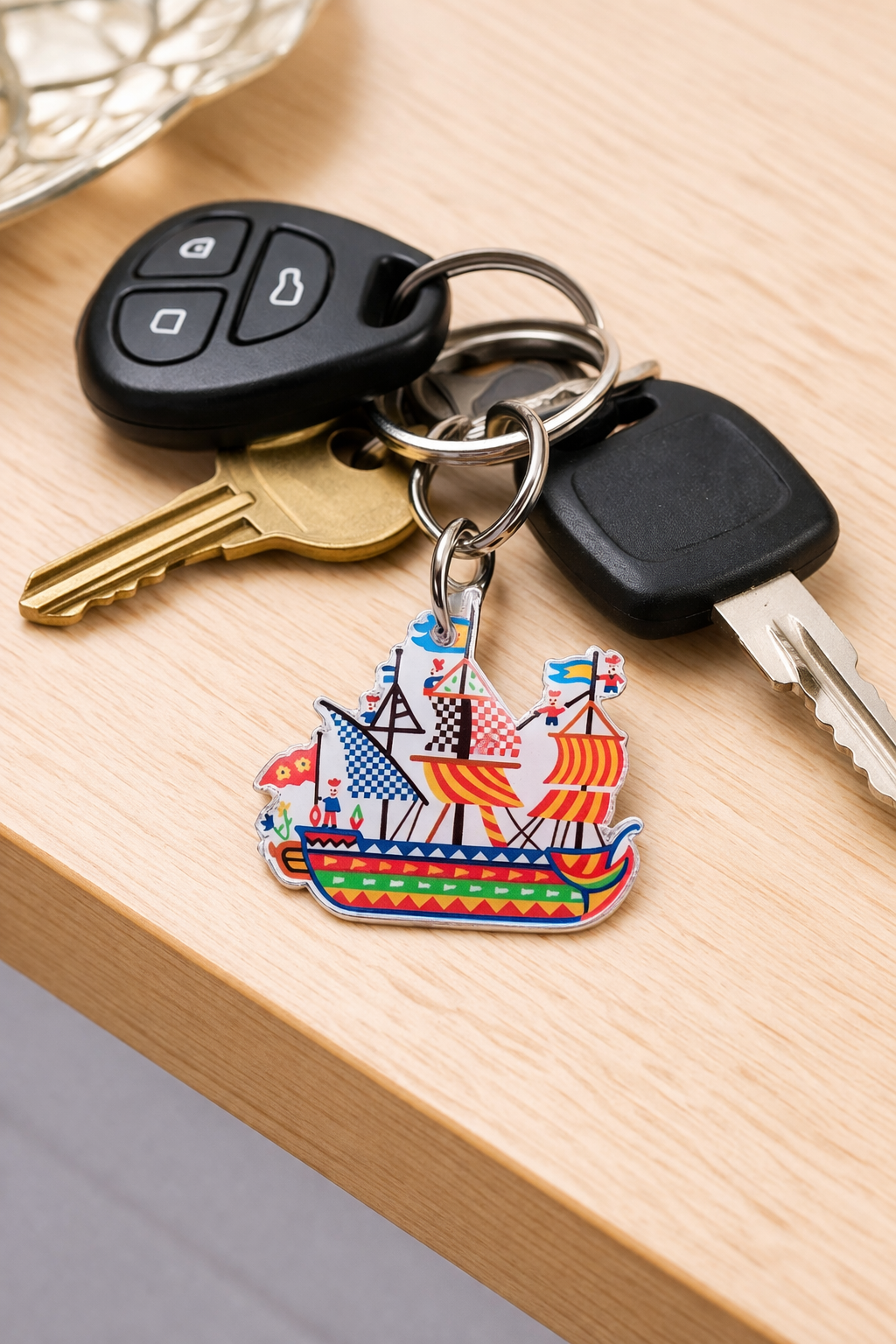 Keychain Skyrian Boat