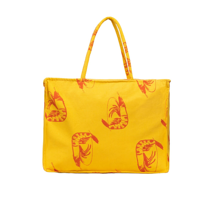 Orange Muschel Handtasche