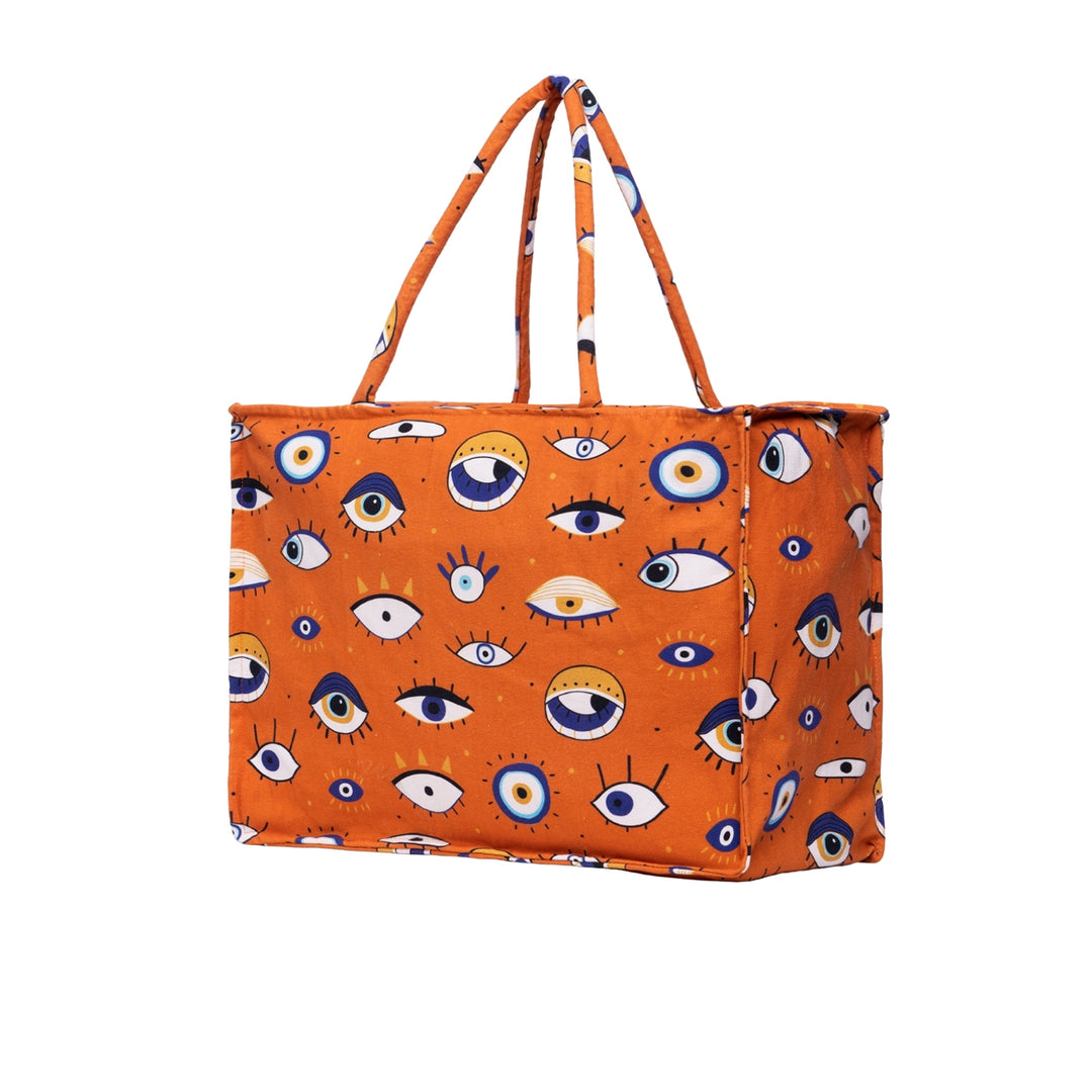 Orange Muschel Handtasche