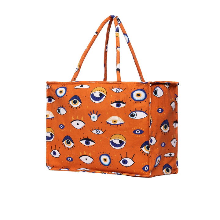 Orange Muschel Handtasche