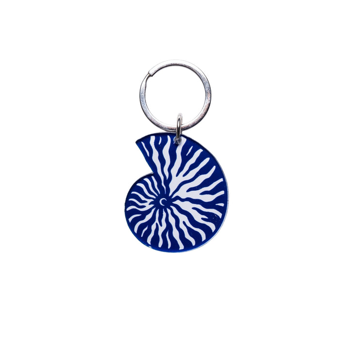 Keychain Seashell Blue