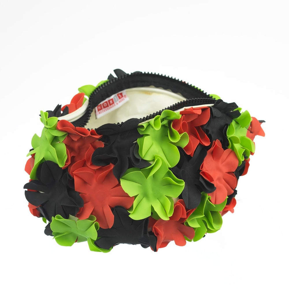 Swim Bags Flowers Multi Color 34 koresjewelry
