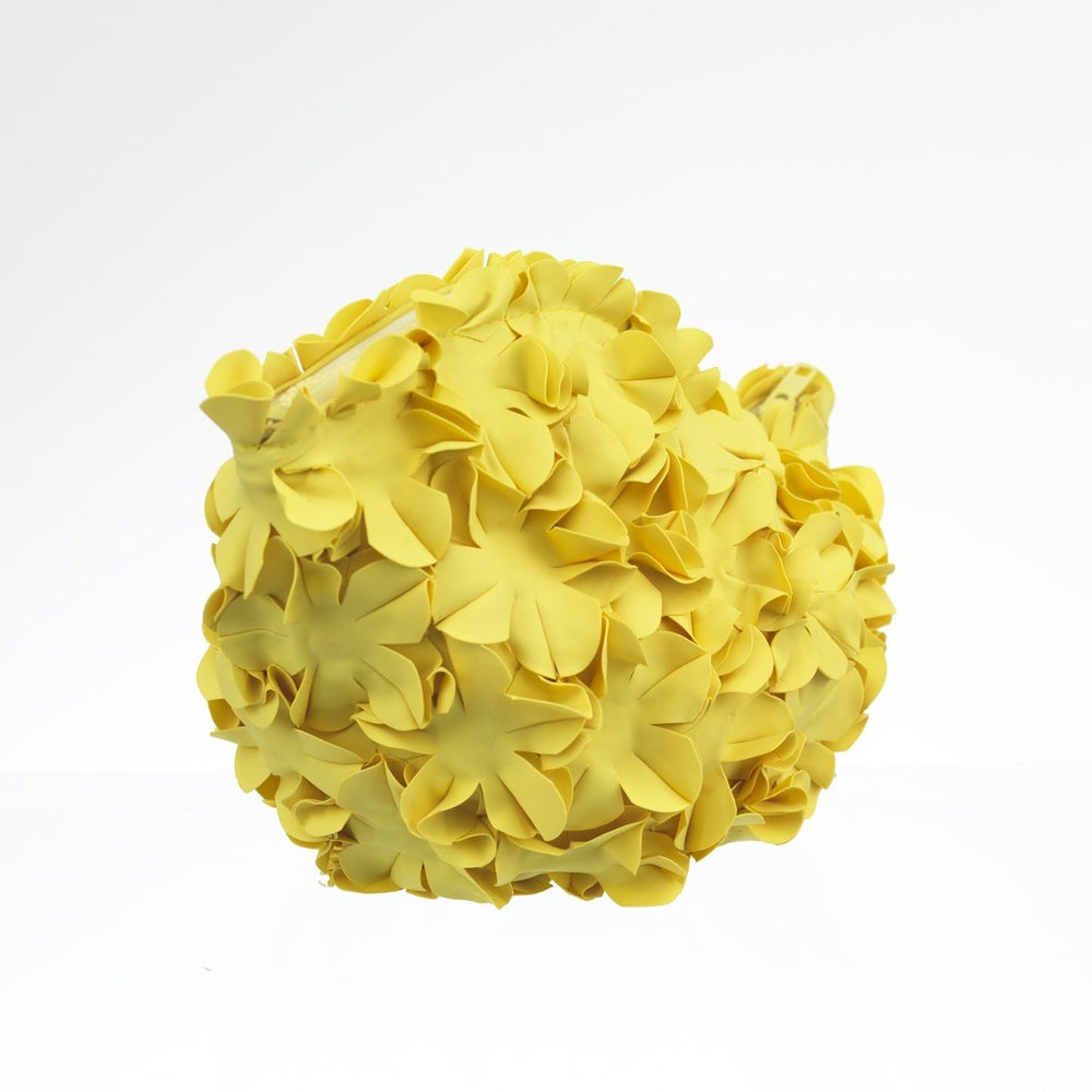 Swim Bags Flowers One Color Yellow 10 koresjewelry