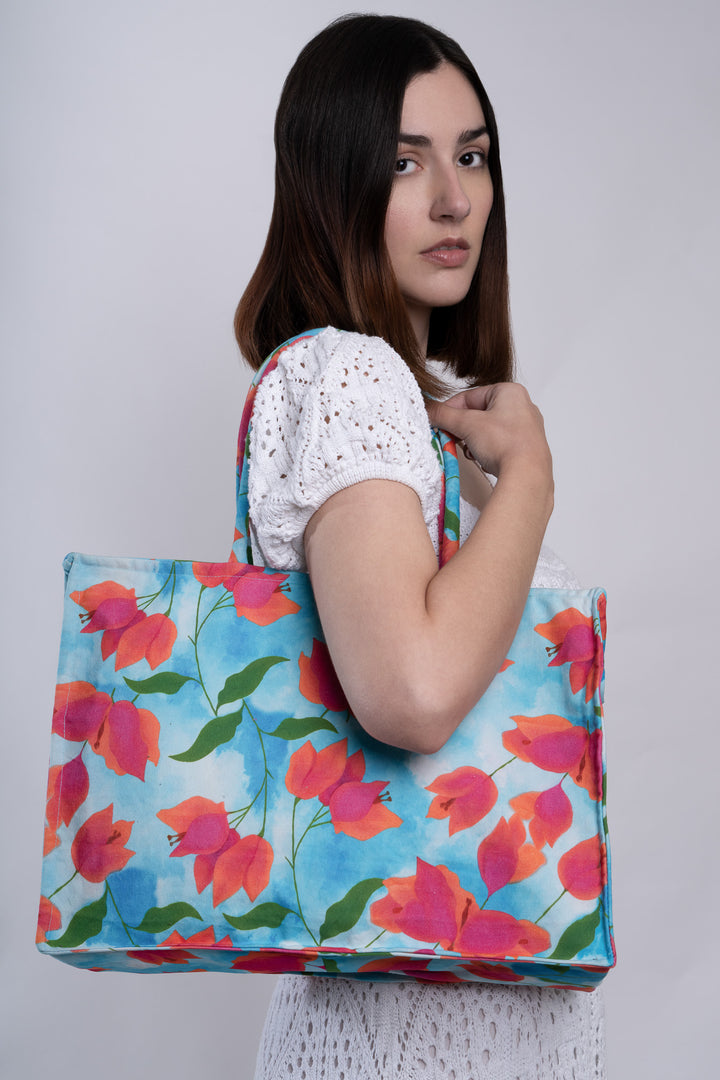 Orange Muschel Handtasche