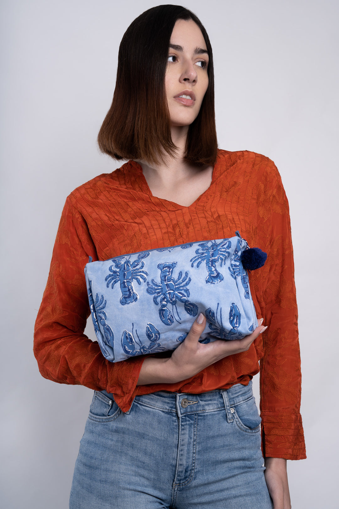 Blue Octopus Necessaire