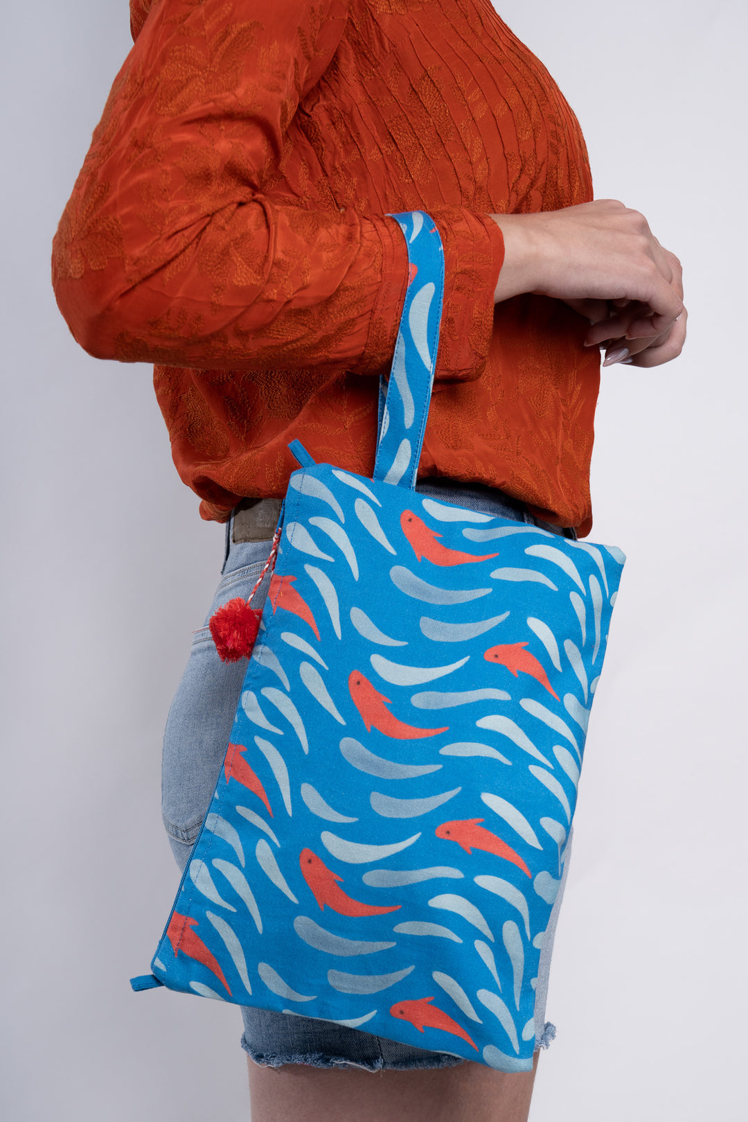 Farbige Fisch-Armbandtasche