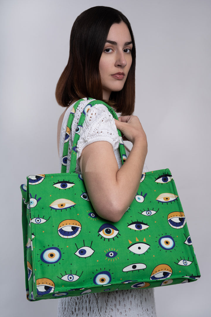 Orange Muschel Handtasche