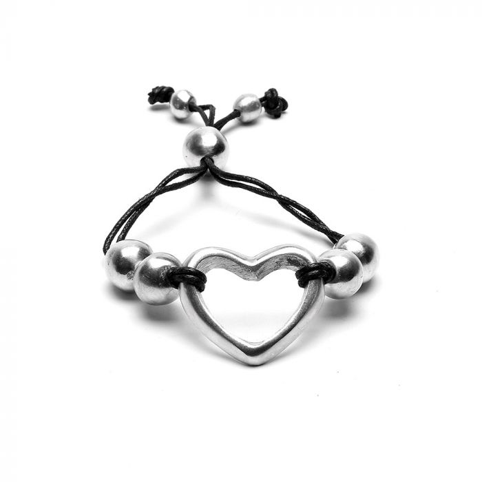 String Bracelet Open Heart AL01015