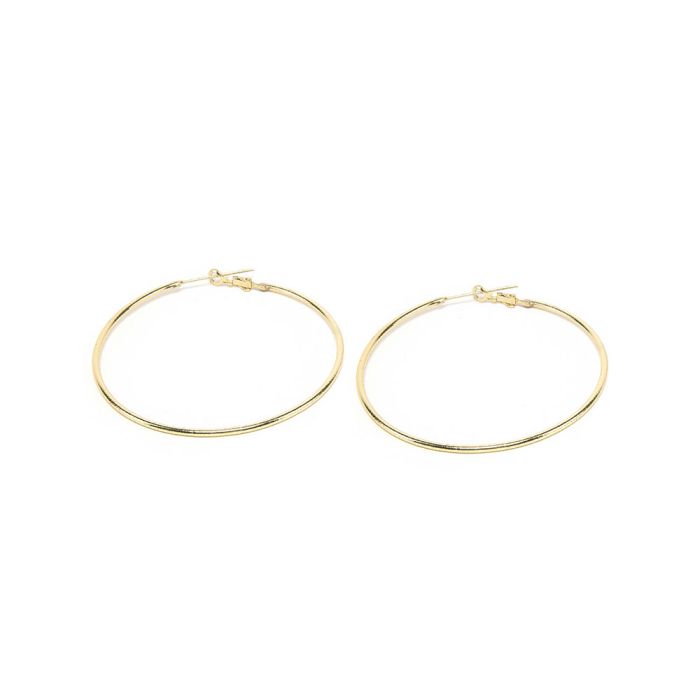 LARGE SIMPLE HOOP EARRINGS DD16033