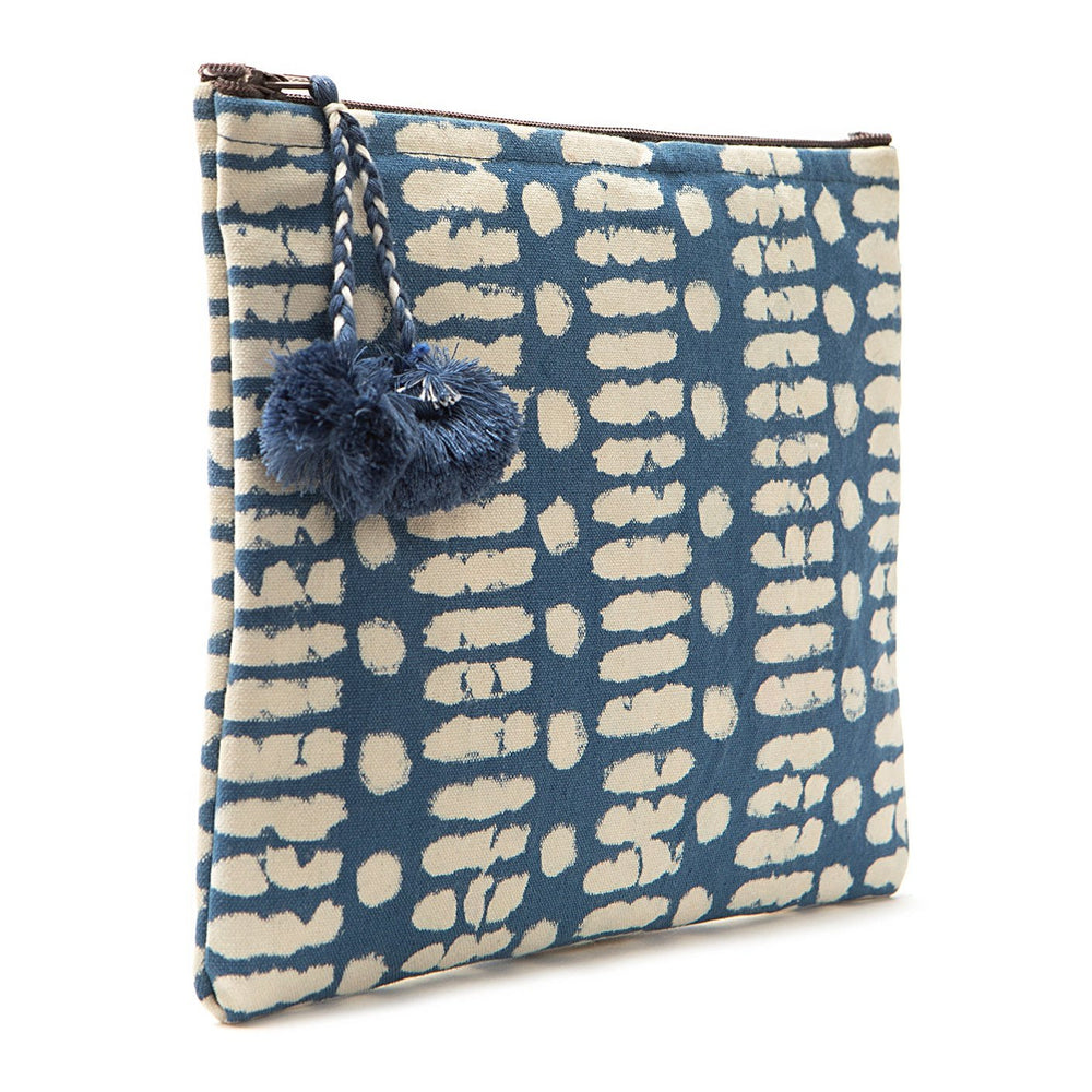 Block Printed Pouch 088 koresjewelry