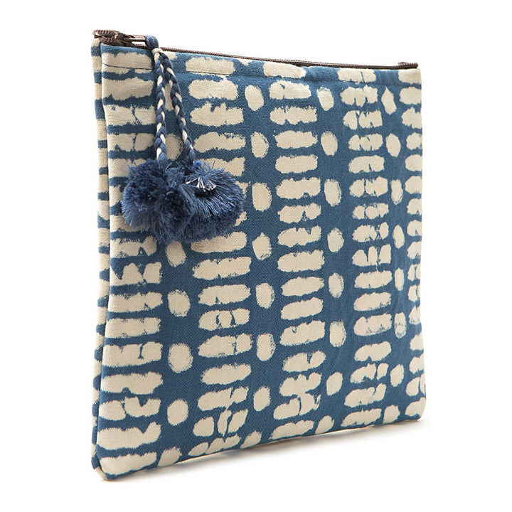 Block Printed Pouch 088 koresjewelry