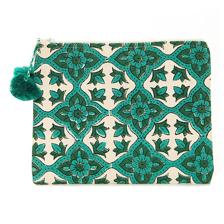 Block Printed Pouch 104 koresjewelry