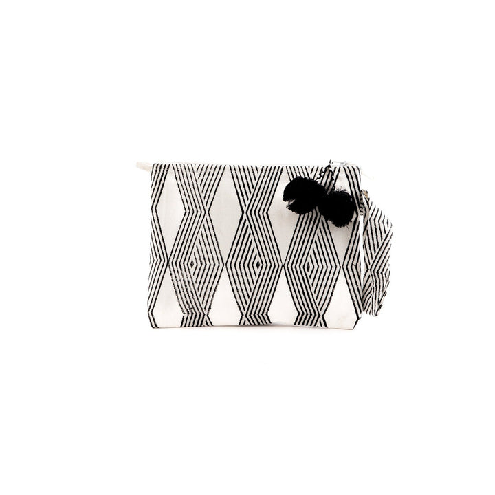 Block Printed Pouch 114 koresjewelry