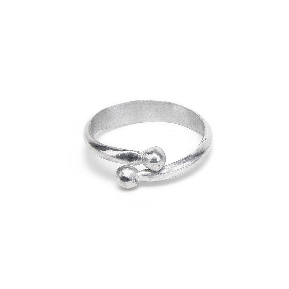 Bracelet 1 cm Spiral 2 Boules AL00105 koresjewelry