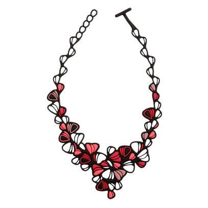 Dahlia Necklace Pink koresjewelry