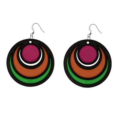 Dancing Circles Earrings koresjewelry