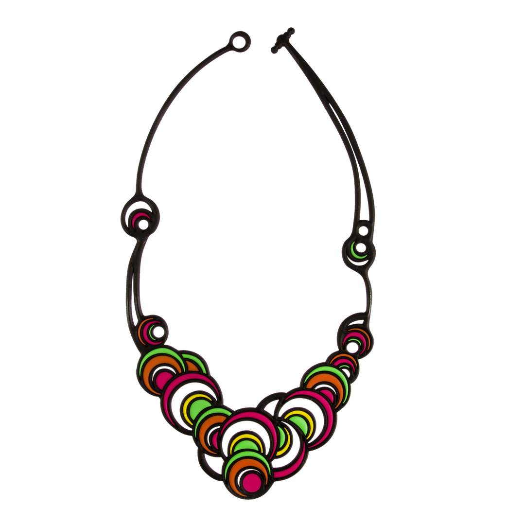 Dancing Circles Necklace koresjewelry