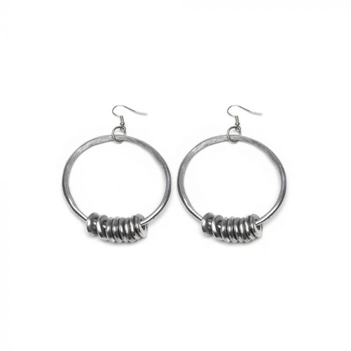 EARRINGS CIRCLE/WASHERS AL17377 koresjewelry