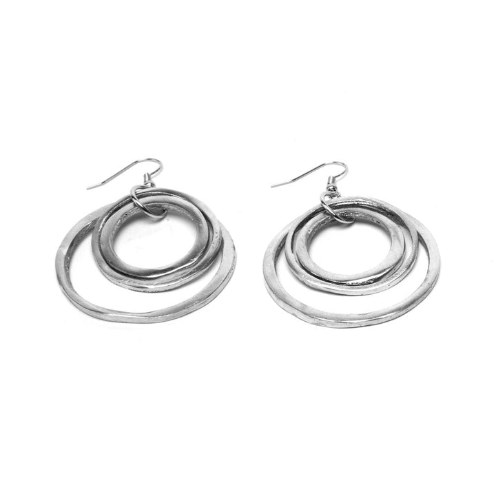 Earrings 3 Circles AL17172 koresjewelry
