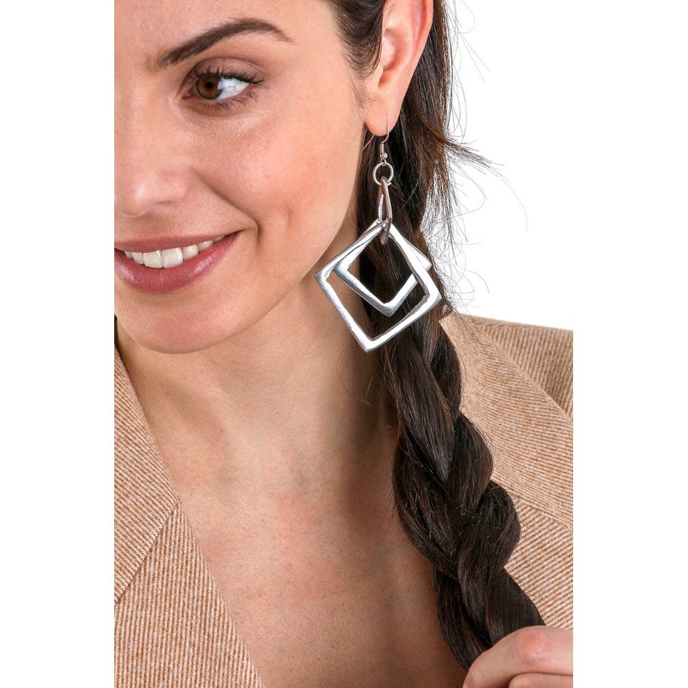 Earrings Rhombus AL17248 koresjewelry