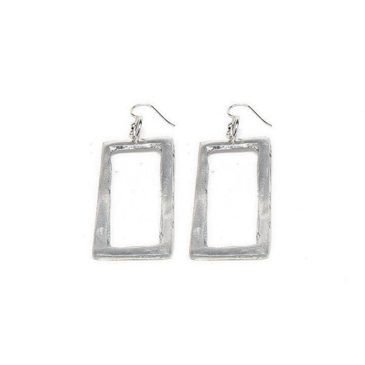 Earrings Thin Rectangle AL17207 koresjewelry