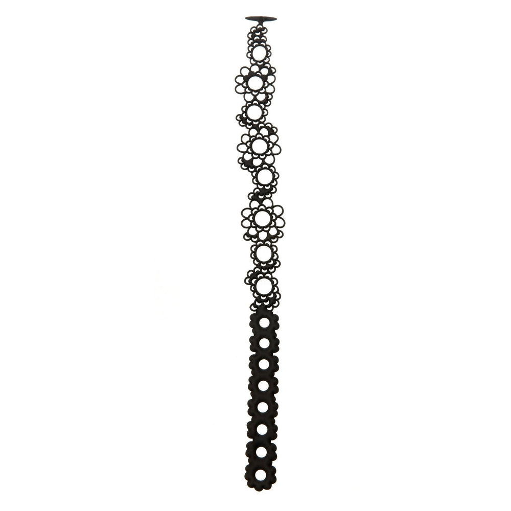 Flower Power Armband Black koresjewelry