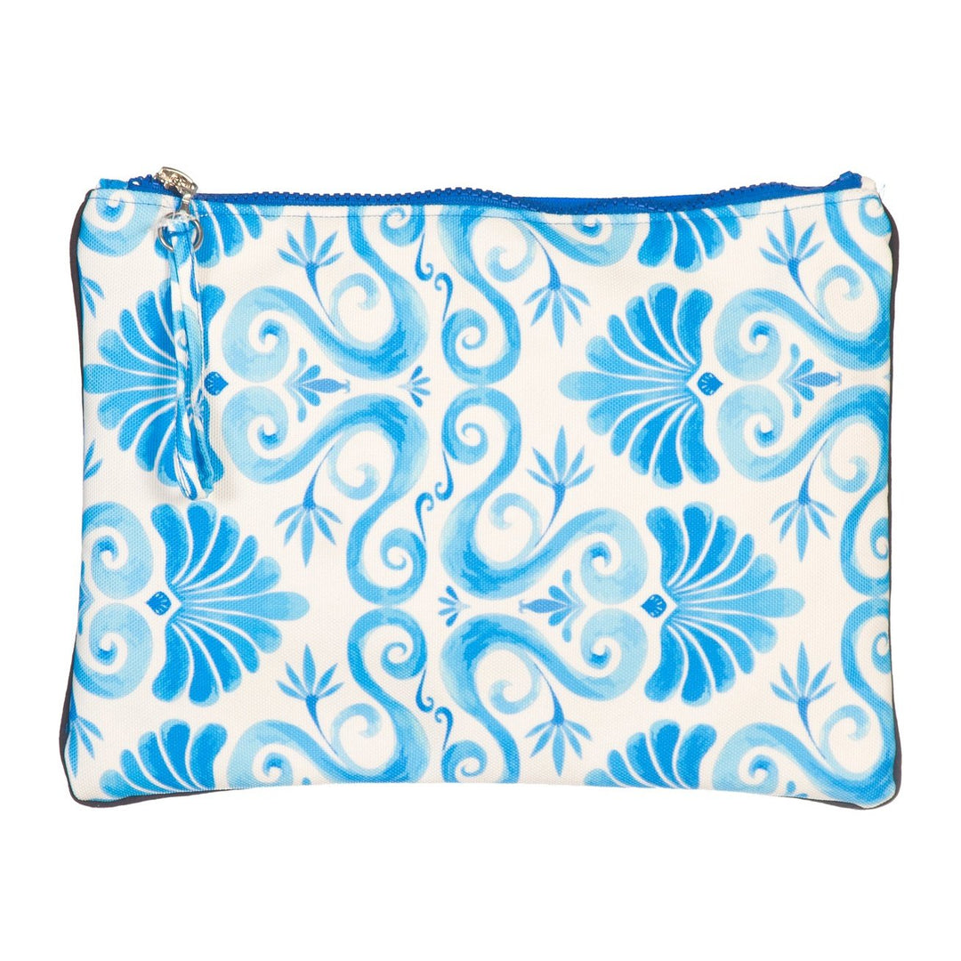 Harmony Clutch Bag- Blue Pattern koresjewelry