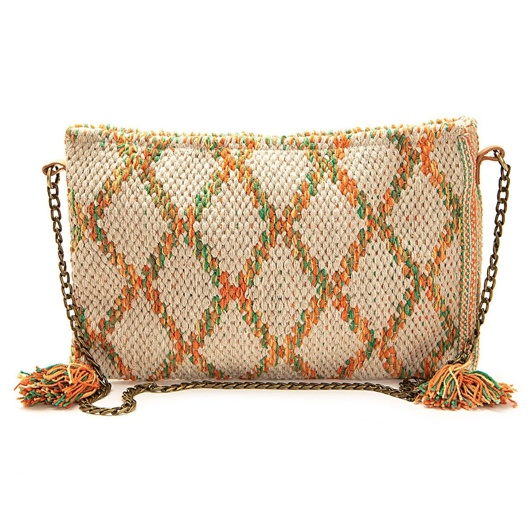 Kilim Crossbody Bag -Re Orange koresjewelry