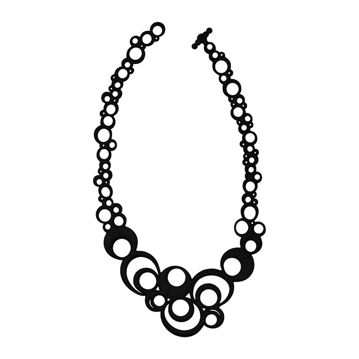 Night Bubbles Necklace Black koresjewelry