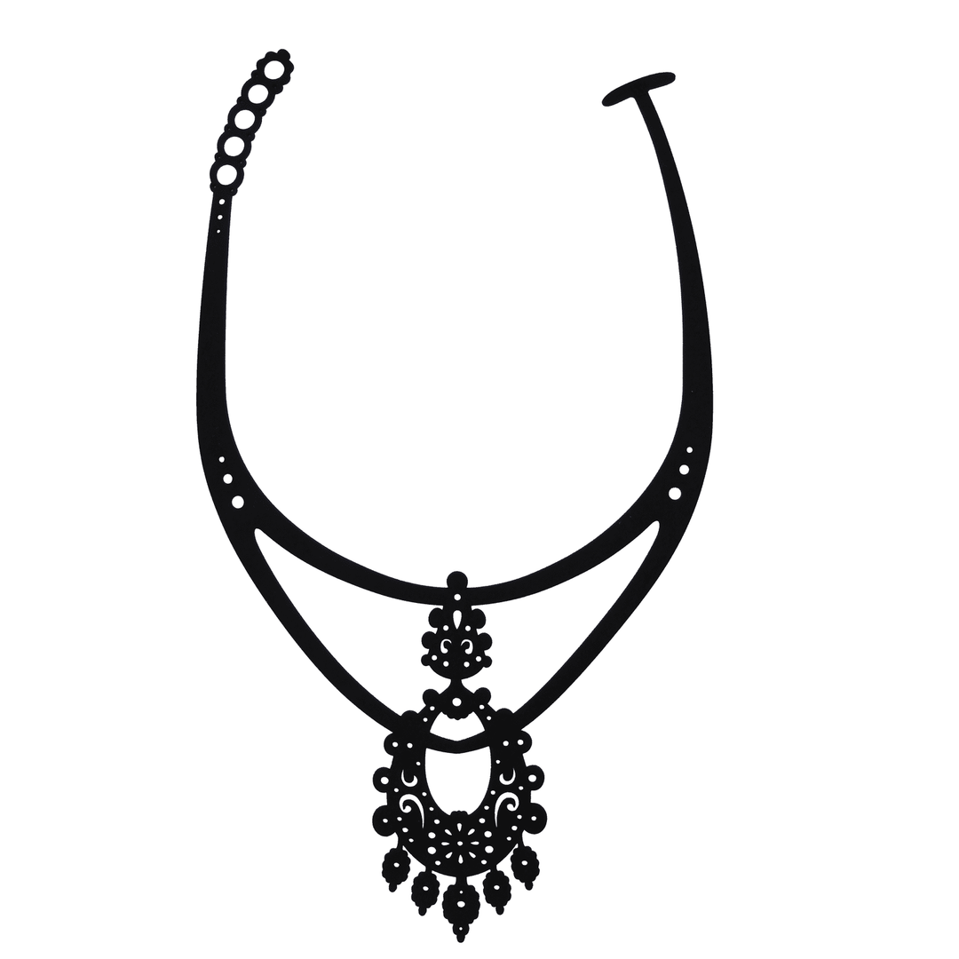 Orient Necklace Black koresjewelry
