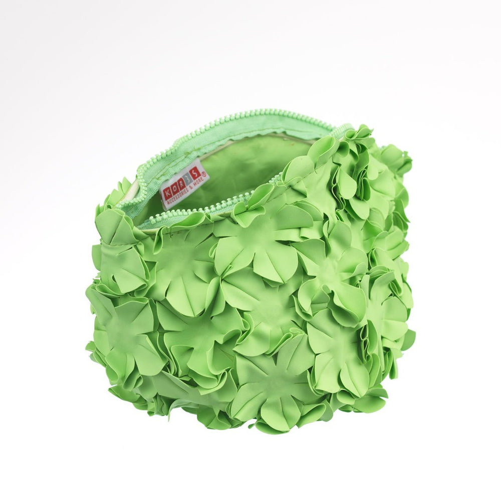 Swim Bags Flowers One Color Light Green 7 koresjewelry