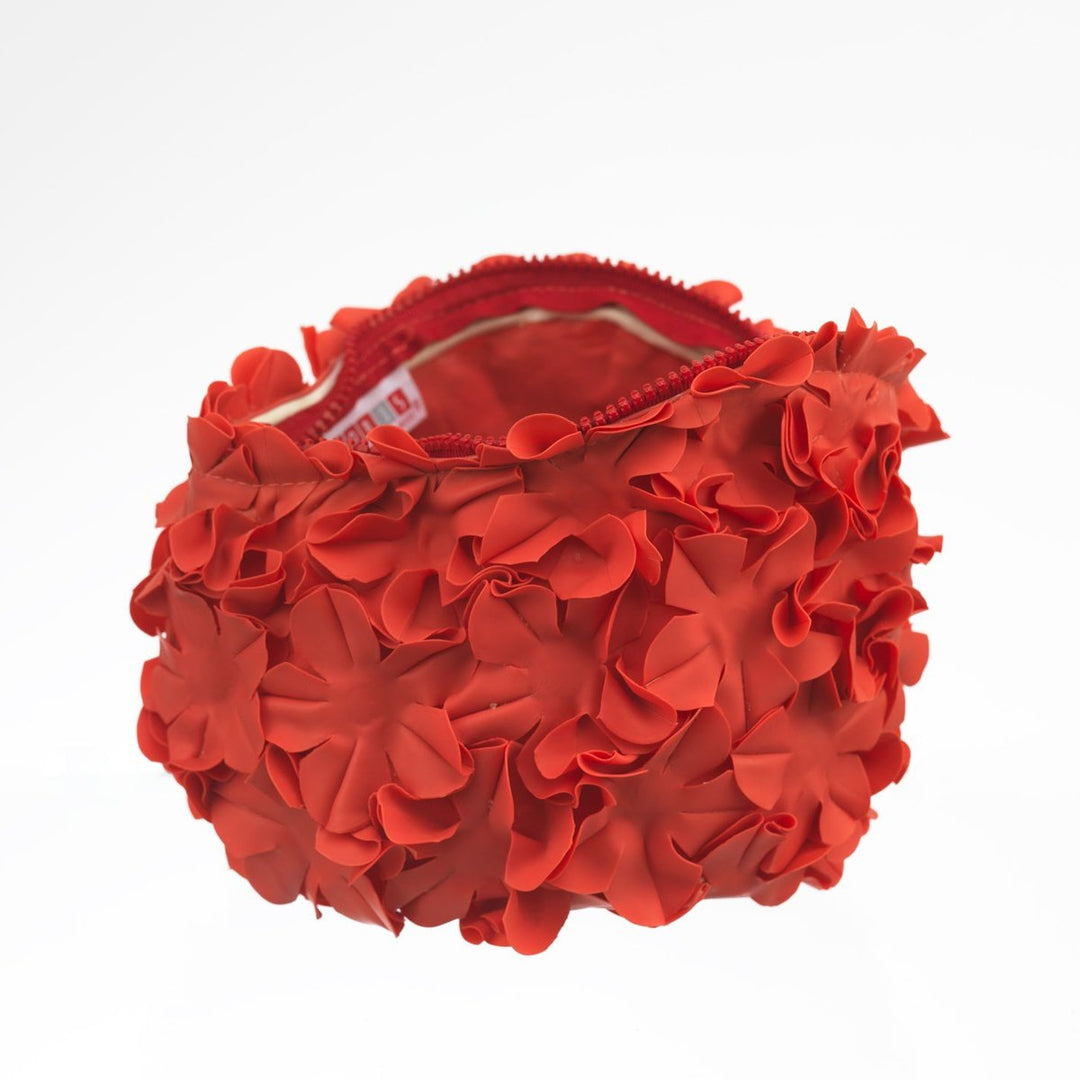 Swim Bags Flowers One Color Red 5 koresjewelry