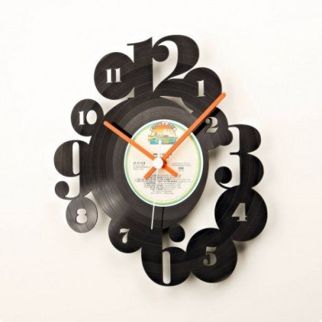 Wall Vinyl Clock Time koresjewelry